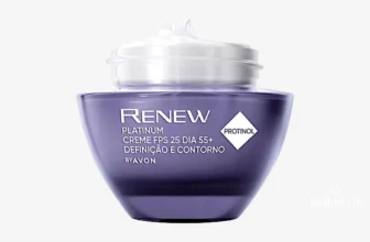 Pote do creme Avon Renew Platinum Dia FPS 25 para definição e contorno da pele 55+ no blog Belle Stelle